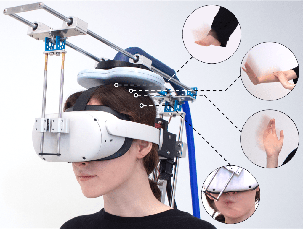 Haptic Source-Effector research system in use