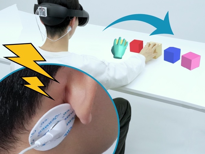 Vestibular stimulation hand-redirection experiment